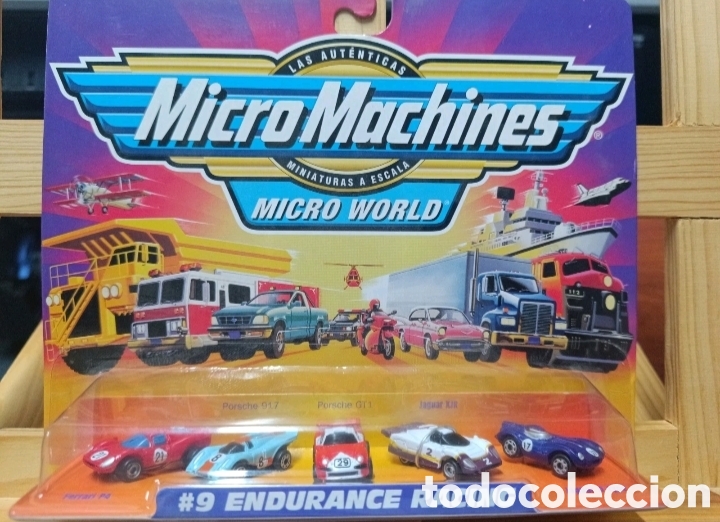 Coches a escala Hot Wheels: Micro Machines #9 Endurance Racing Blister Nuevo Galoob 1999 Vintage MOC Rare