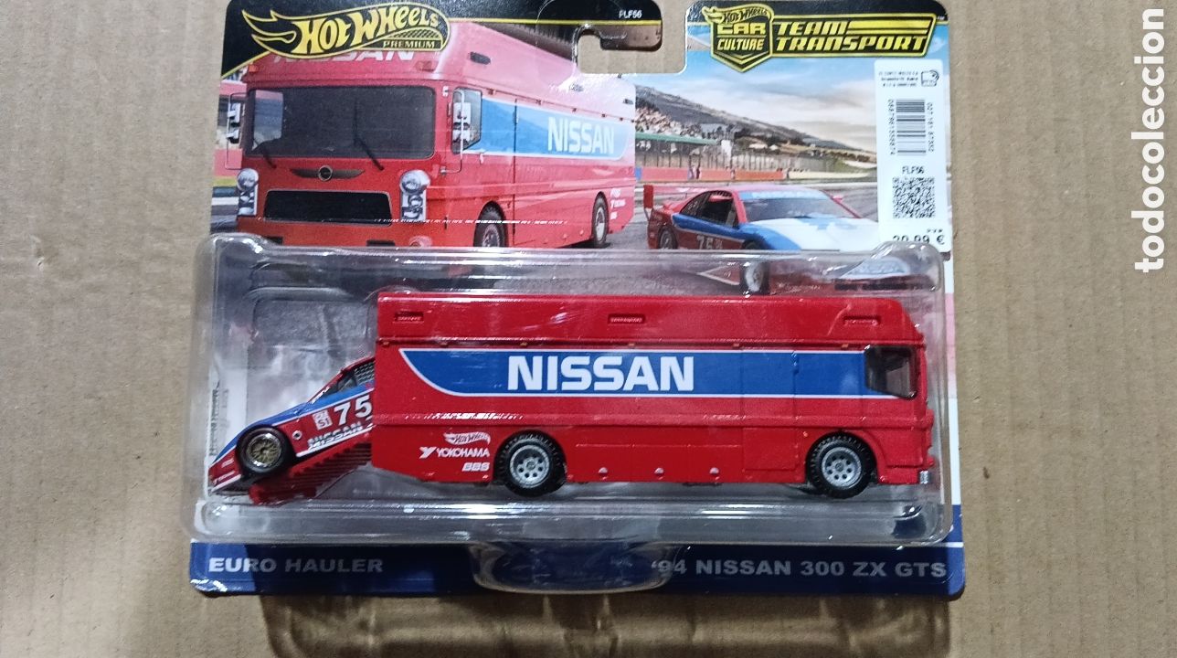 Coches a escala Hot Wheels: HOT WHEELS PREMIUM TEAM TRANSPORT NISSAN EURO HAULER
