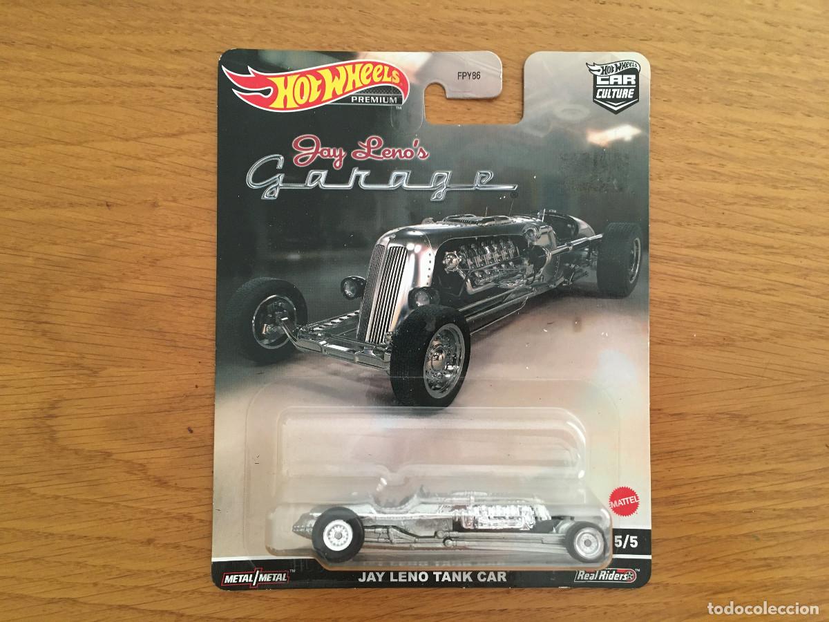 Coches a escala Hot Wheels: Coche Hot Wheels Jay Leno's garaje Tank car. NUEVO A ESTRENAR.