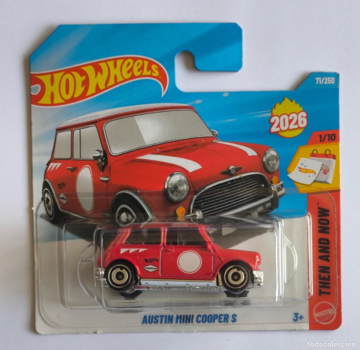 Coches a escala Hot Wheels: HOT WHEELS AUSTIN MINI COOPER S. THEN AND NOW 1/10 (1)