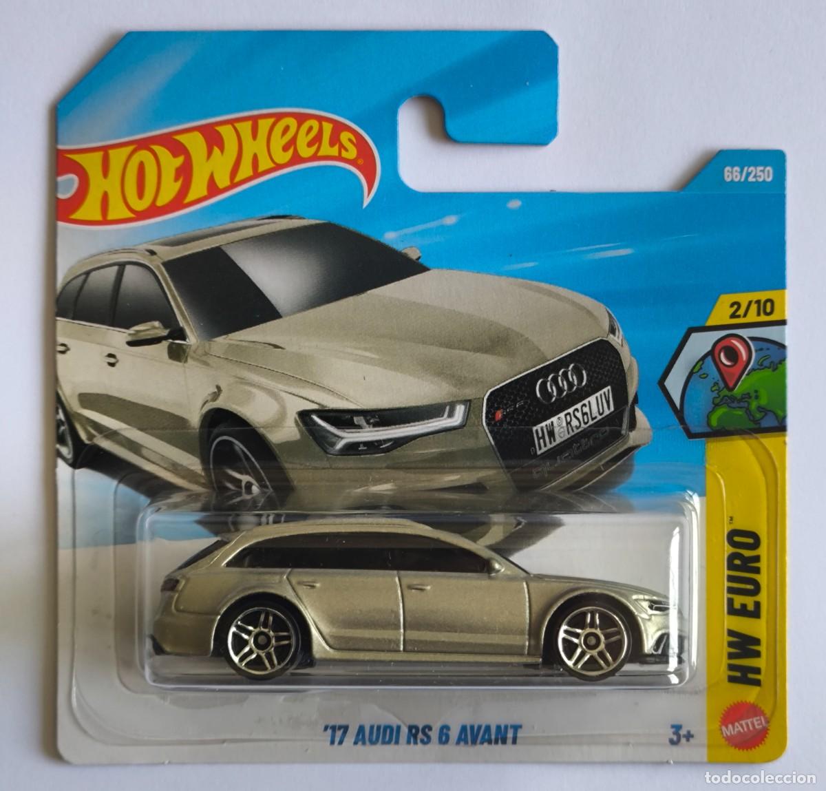 Coches a escala Hot Wheels: HOT WHEELS '17 AUDI RS 6 AVANT. HW EURO 2/10 (3)