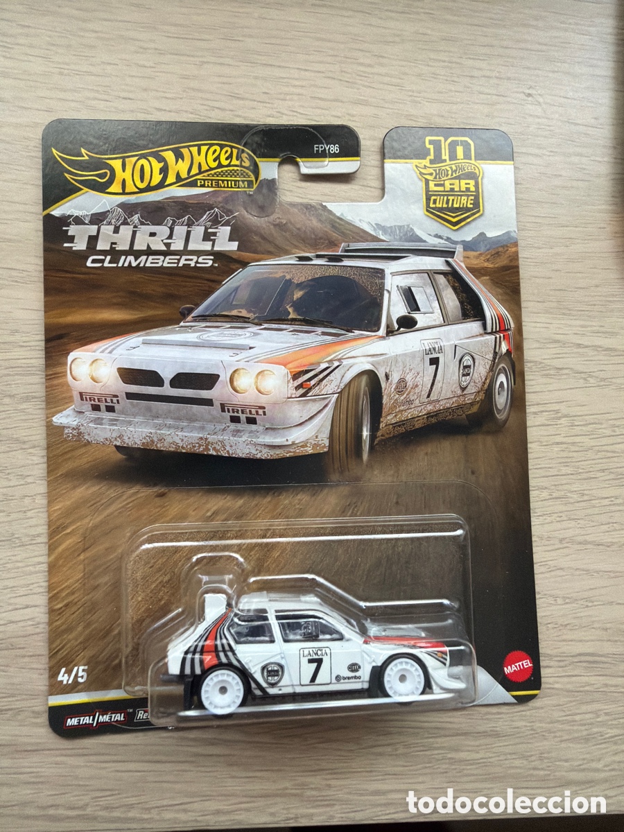 Coches a escala Hot Wheels: Hot Wheels Car Culture Lancia Delta S4 - Thrill Climbers