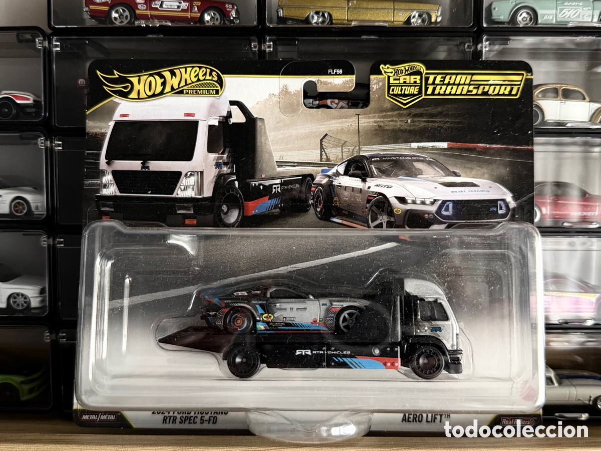 Coches a escala Hot Wheels: Hot Wheels Twam Transport Ford Mustang RTR Spec