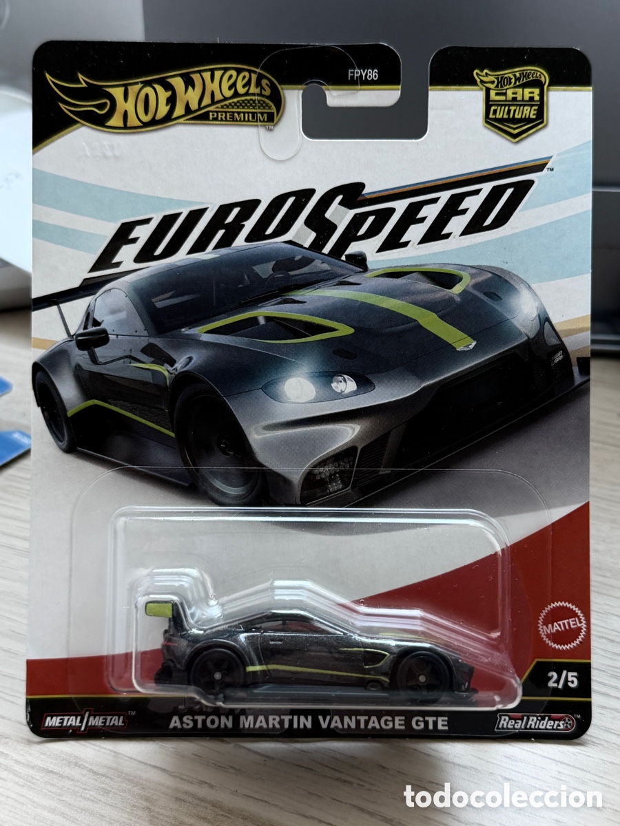 Coches a escala Hot Wheels: Hot Wheels Aston Mart&iacute;n Vantage GTE - Euro Speed