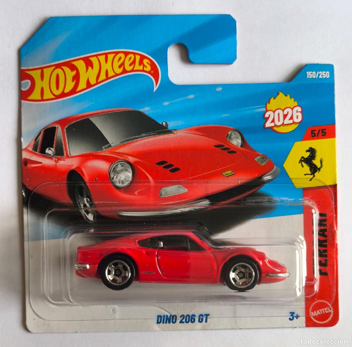 Coches a escala Hot Wheels: HOT WHEELS DINO 206 GT. FERRARI 5/5 (1)