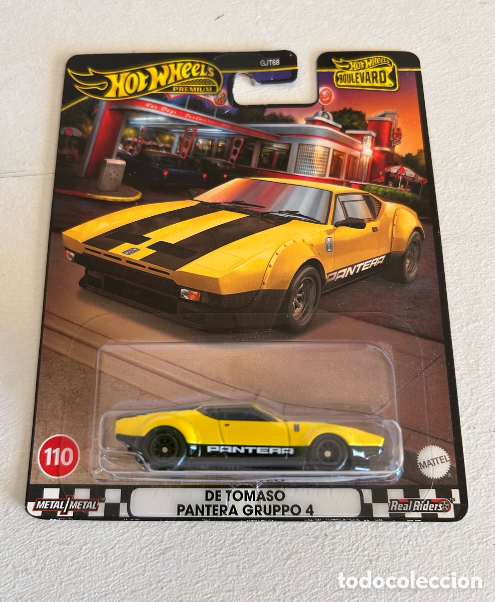 Coches a escala Hot Wheels: Hot wheels premium Boulevard - DE TOMASO PANTERA GRUPPO 4