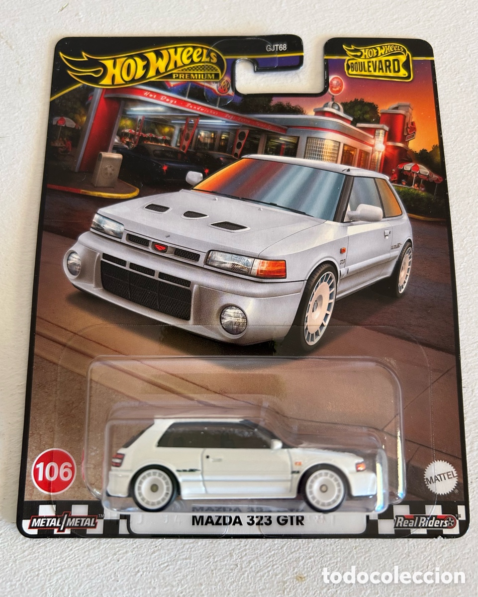 Coches a escala Hot Wheels: Hot wheels premium Boulevard - Mazda 323 GTR
