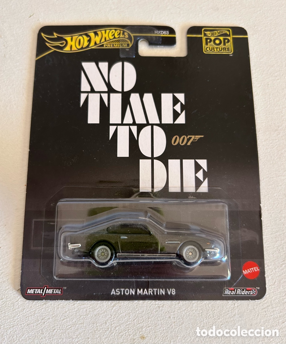 Coches a escala Hot Wheels: Hot wheels premium Pop Culture - Aston Martin V8 007
