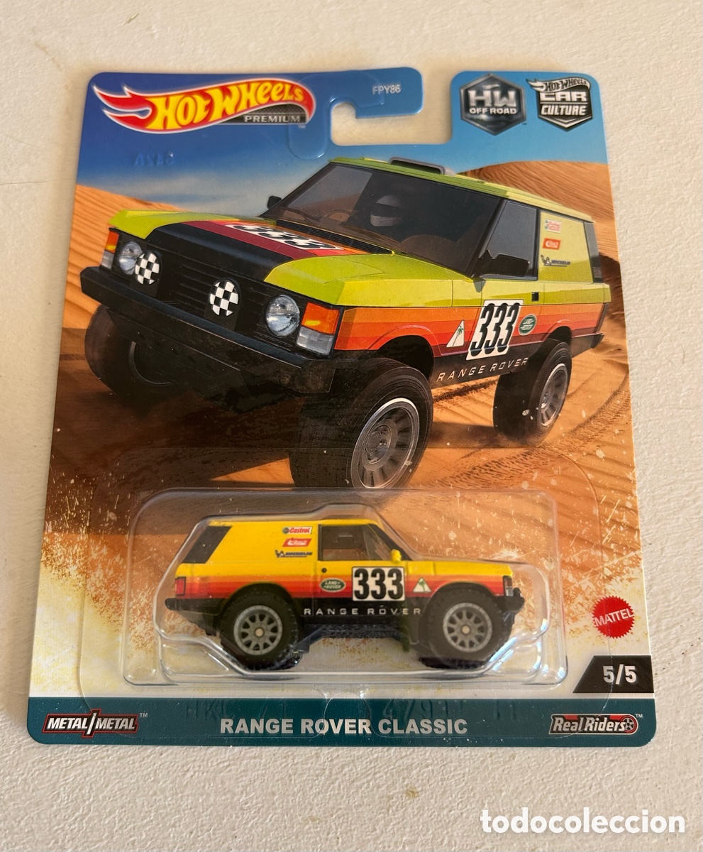Carros em escala Hot Wheels: Hot wheels premium - Range Rover Classic
