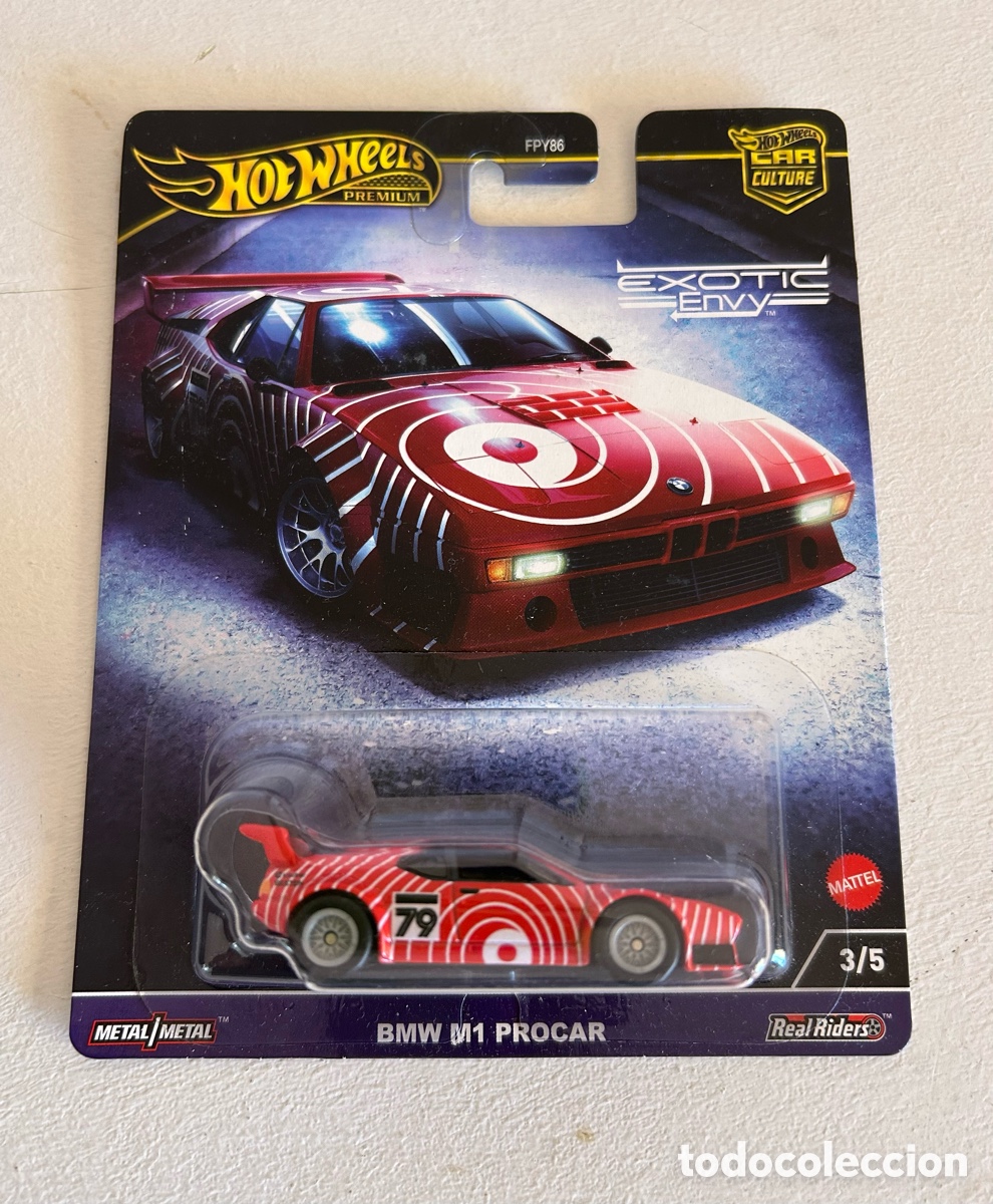 Carros em escala Hot Wheels: Hot wheels premium Car Culture - BMW M1 PROCAR