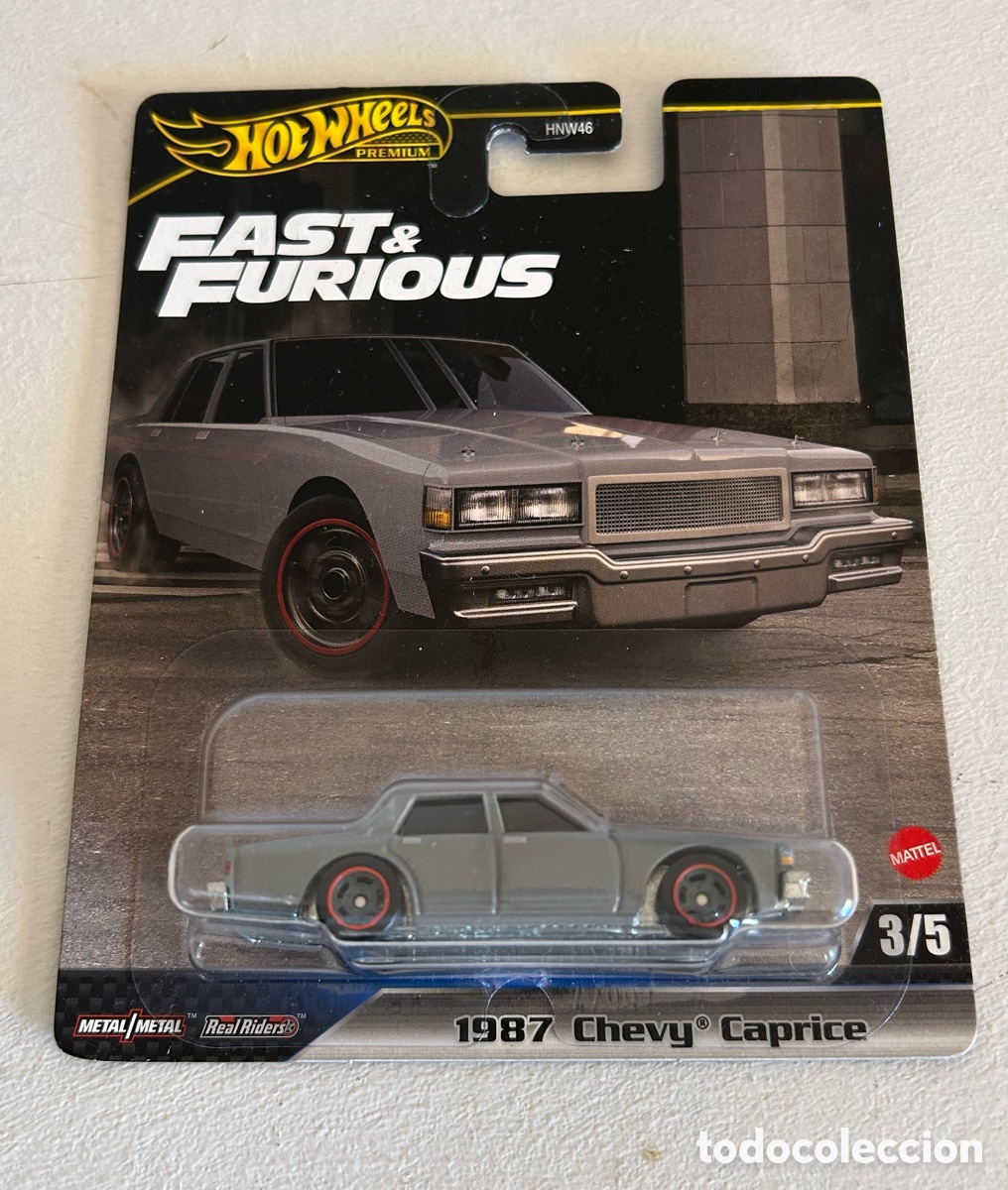 Carros em escala Hot Wheels: Hot wheels premium Fast and Furious - 1987 Chevy&reg; Caprice