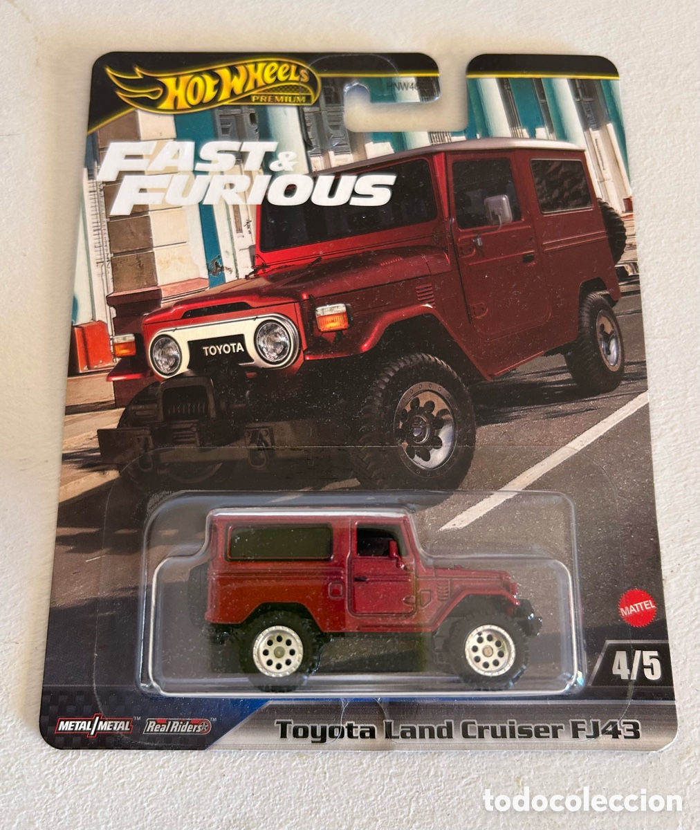 Coches a escala Hot Wheels: Hot wheels premium Fast and Furious - Toyota Land Cruiser FJ43