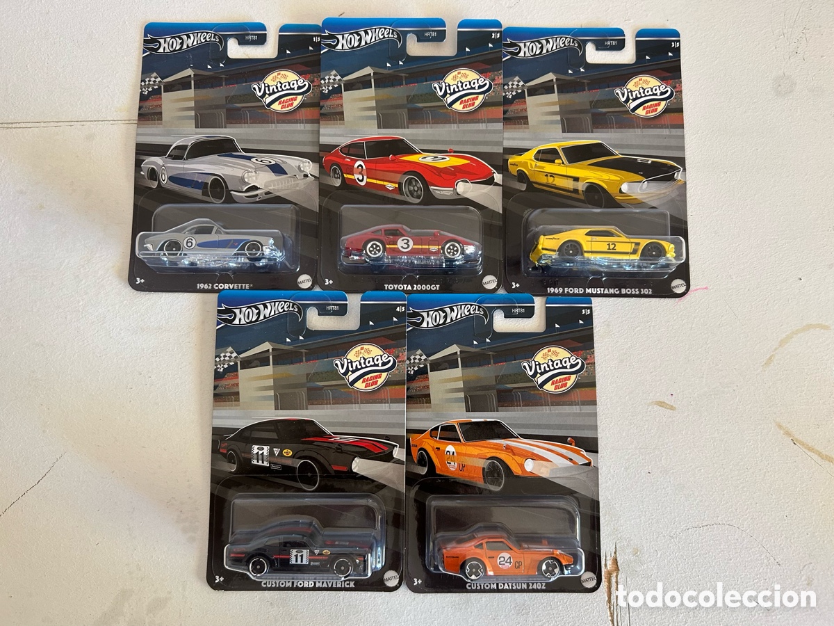 Auto in scala Hot Wheels: Hot wheels Vintage Racing Club Lote 5