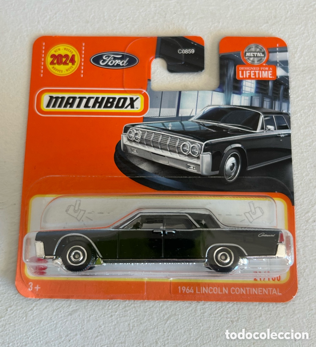 Coches a escala Hot Wheels: Matchbox - 1964 LINCOLN CONTINENTAL