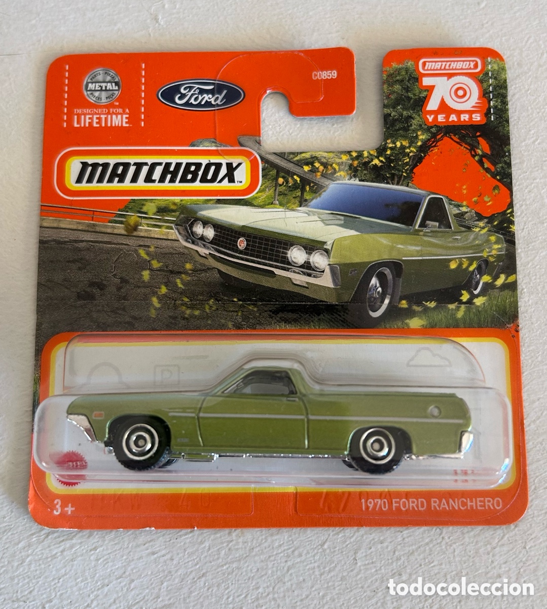 Coches a escala Hot Wheels: Matchbox - 1970 FORD RANCHERO