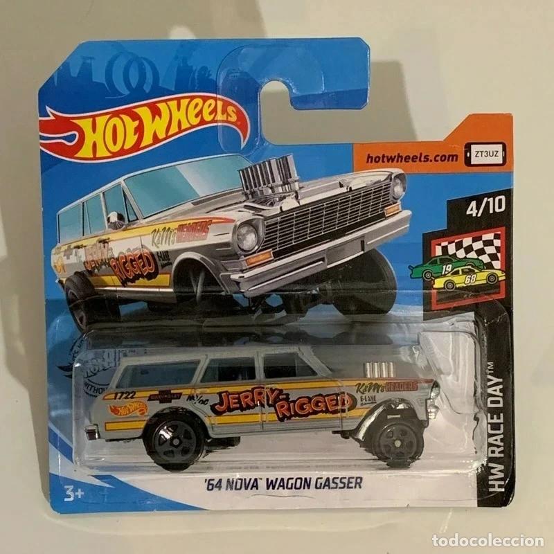 Coches a escala Hot Wheels: 64 Nova Wagon Gasser Hot Wheels