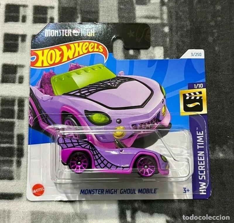 Coches a escala Hot Wheels: Monster High Ghoul Mobile Hot Wheels