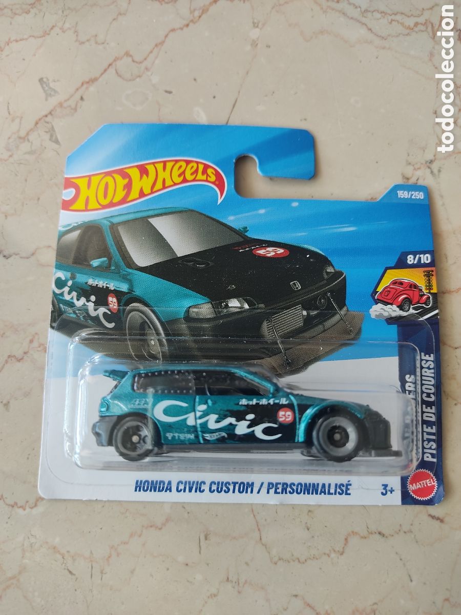 Coches a escala Hot Wheels: HOT WHEELS HONDA CIVIC CUSTOM 159/250
