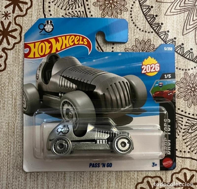 Coches a escala Hot Wheels: Pass 'N Go Monopoly 90 Years Hot Wheels