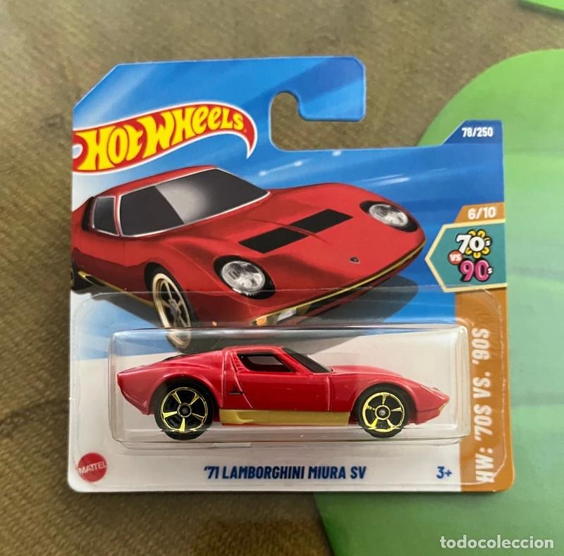Coches a escala Hot Wheels: '71 Lamborghini Miura SV Hot Wheels