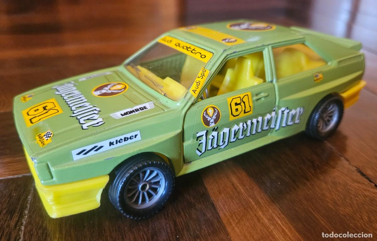 Coches a escala Hot Wheels: Audi Quattro Hot Wheels Mattel 1/25 made Italy verde Monroe Kleber Jagermeister raro dif&iacute;cil a&ntilde;os 80