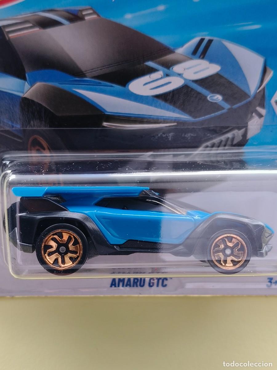 Coches a escala Hot Wheels: Hot Wheels Amaru GTC Azul y Negro TH (Liama)