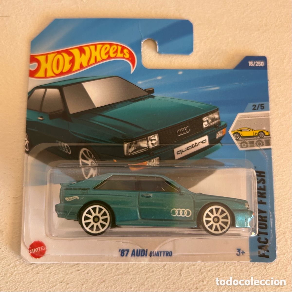 Coches a escala Hot Wheels: Hot wheels - '87 AUDI QUATTRO