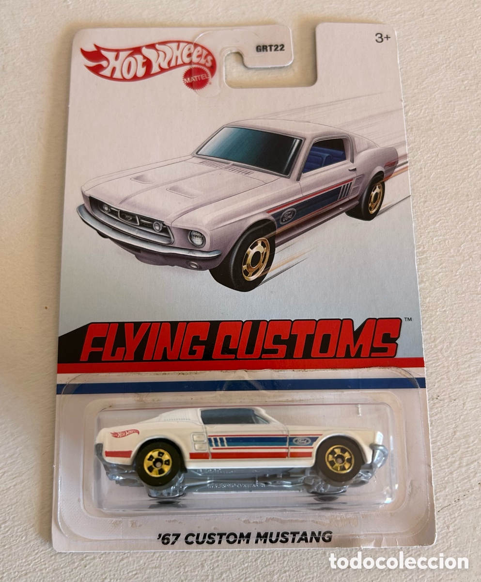 Coches a escala Hot Wheels: Hot wheels - FLYING CUSTOMS '67 CUSTOM MUSTANG