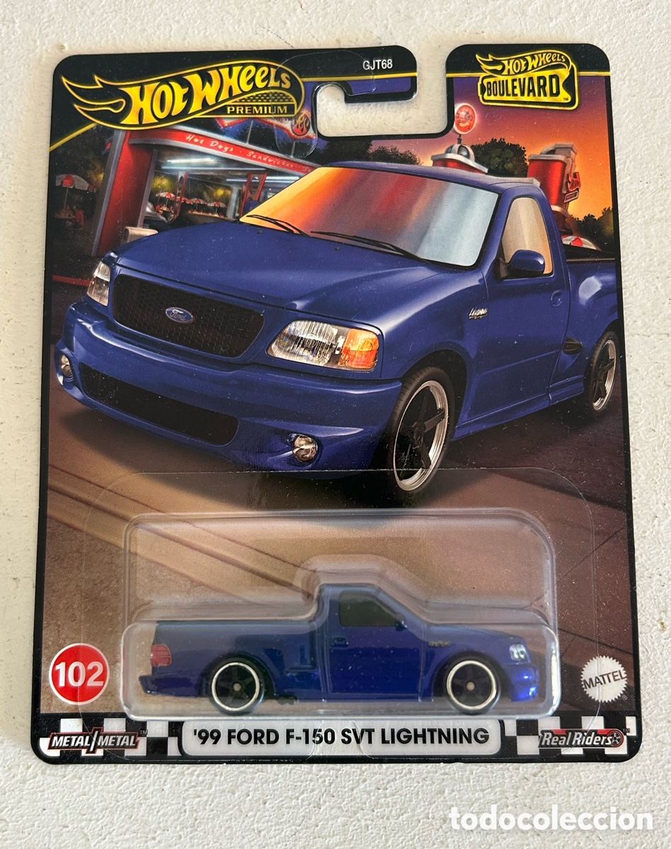 Coches a escala Hot Wheels: Hot wheels Premium Boulevard - 199 FORD F-150 SVT LIGHTNING