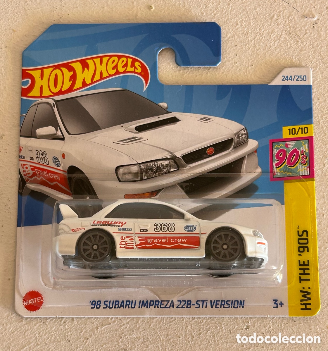 Coches a escala Hot Wheels: Hot wheels - '98 SUBARU IMPREZA 22B-STI VERSION
