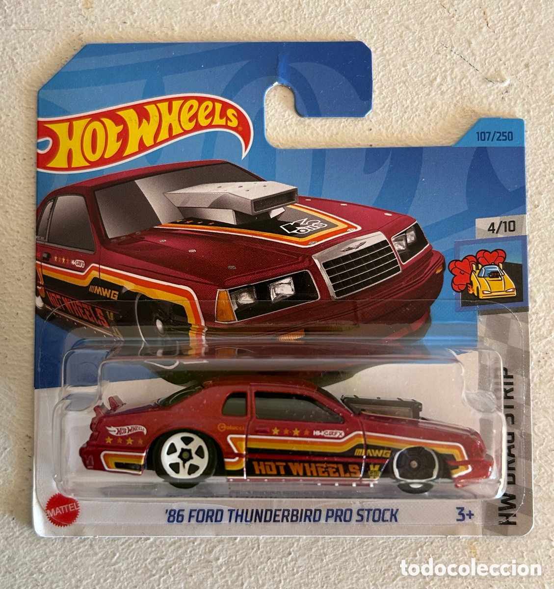 Coches a escala Hot Wheels: Hot wheels - '86 FORD THUNDERBIRD PRO STOCK