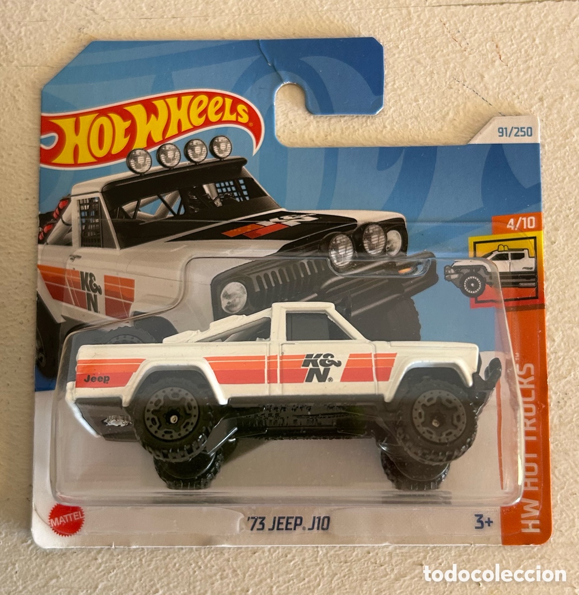 Coches a escala Hot Wheels: Hot wheels - '73 JEEP. JIO