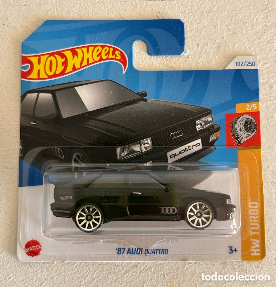 Coches a escala Hot Wheels: Hot wheels - '87 AUDI QUATTRO