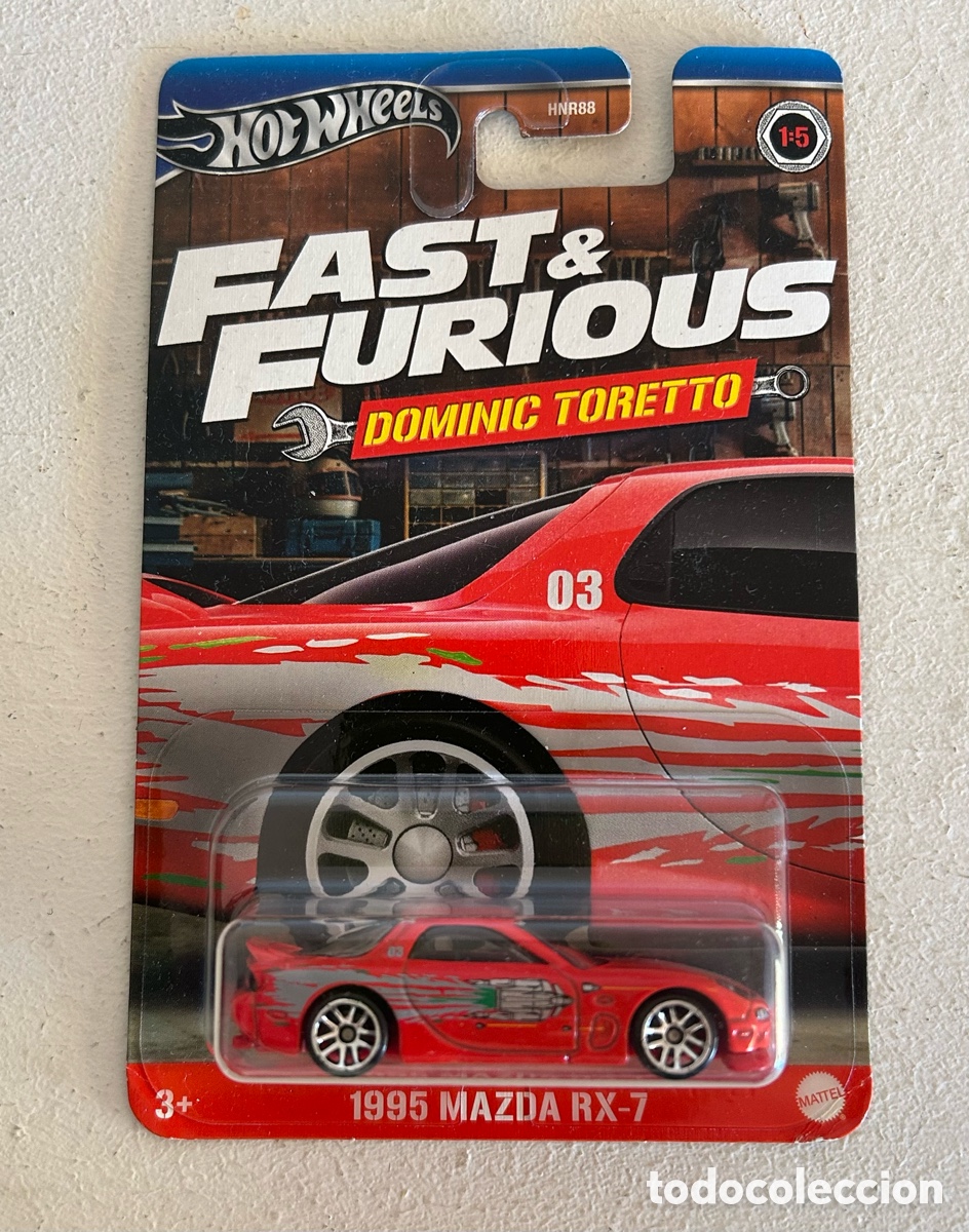 Coches a escala Hot Wheels: Hot wheels - 1995 MAZDA RX-7 Fast and Furious Doninic Toretto