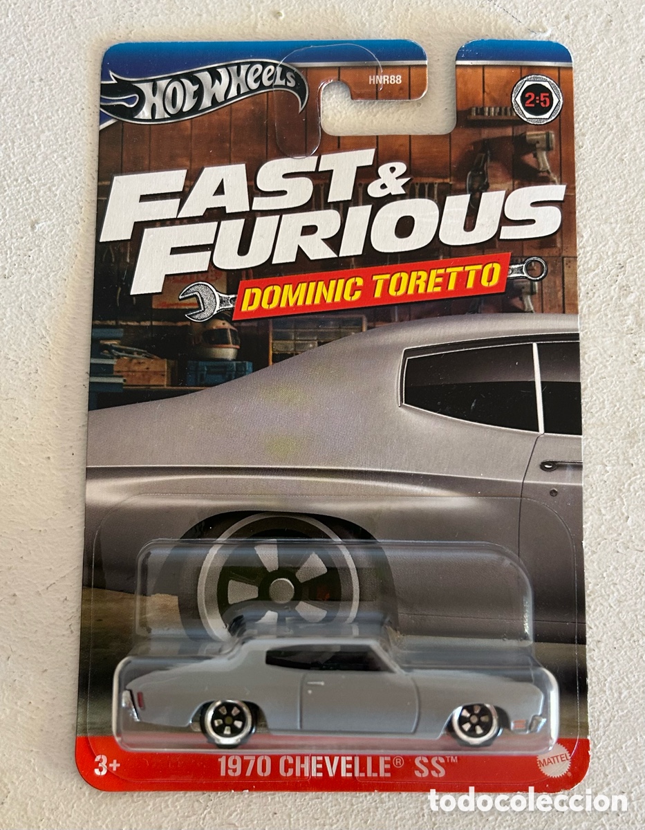 Coches a escala Hot Wheels: Hot wheels - 1970 CHEVELLE&reg; SS&trade; Fast and Furious Dominic Toretto