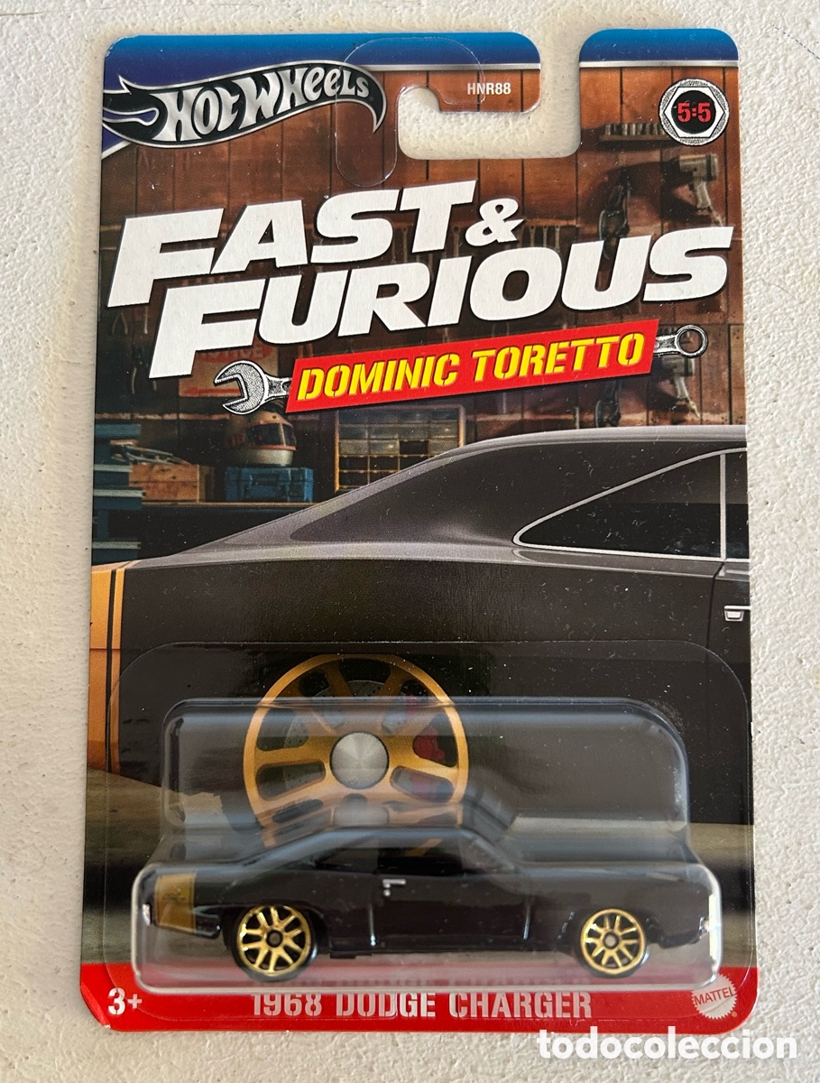 Coches a escala Hot Wheels: Hot wheels - 1968 DODGE CHARGER Fast and Furious Dominic Toretto