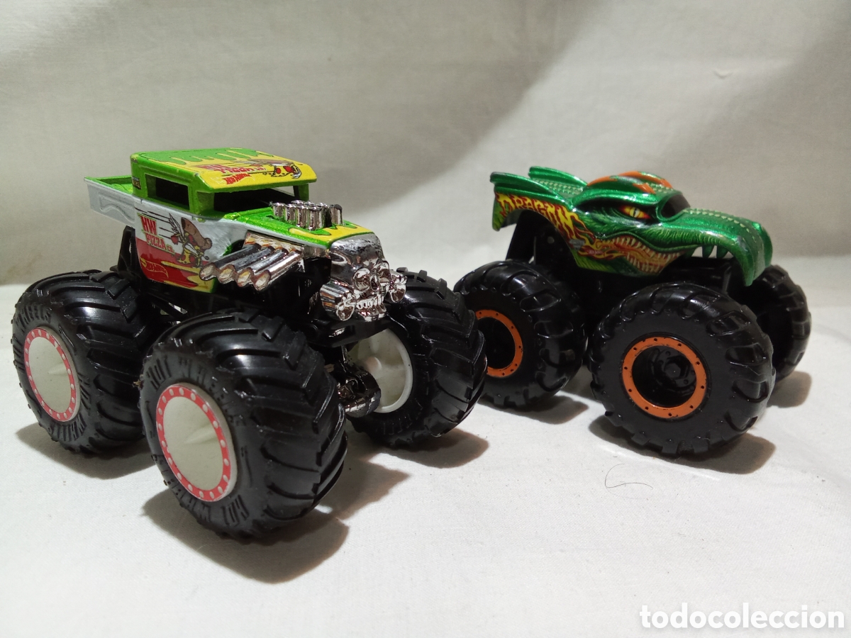 Voitures miniatures Hot Wheels: LOTE 2 MONSTERS TRUCK DE HOTWHEELS