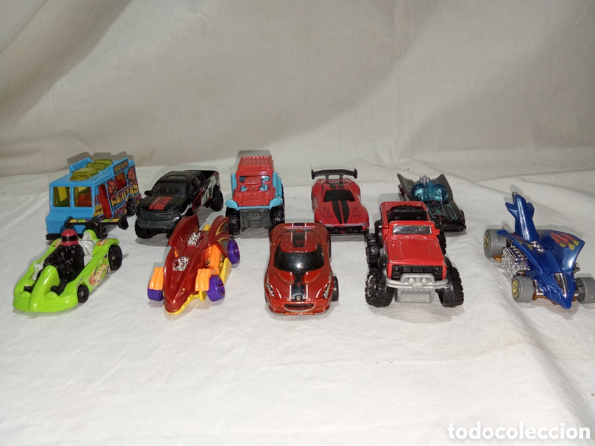 Voitures miniatures Hot Wheels: LOTE 1 , 10 COCHES DE HOTWHEELS