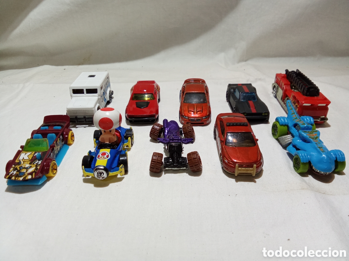 Voitures miniatures Hot Wheels: LOTE 2, 10 COCHES DE HOTWHEELS