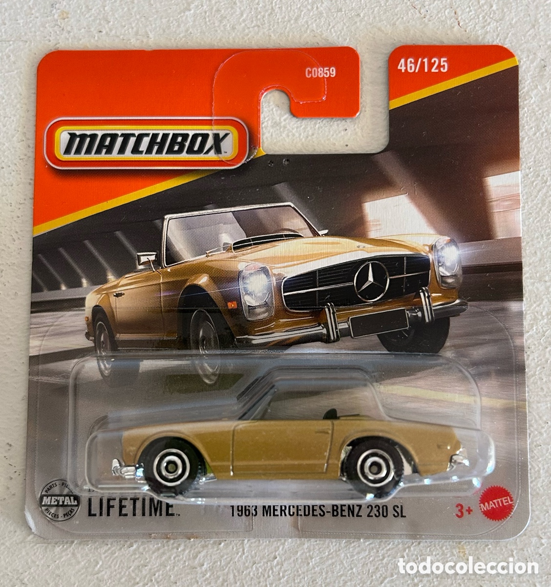 Coches a escala Hot Wheels: Matchbox - 1963 MERCEDES-BENZ 230 SL