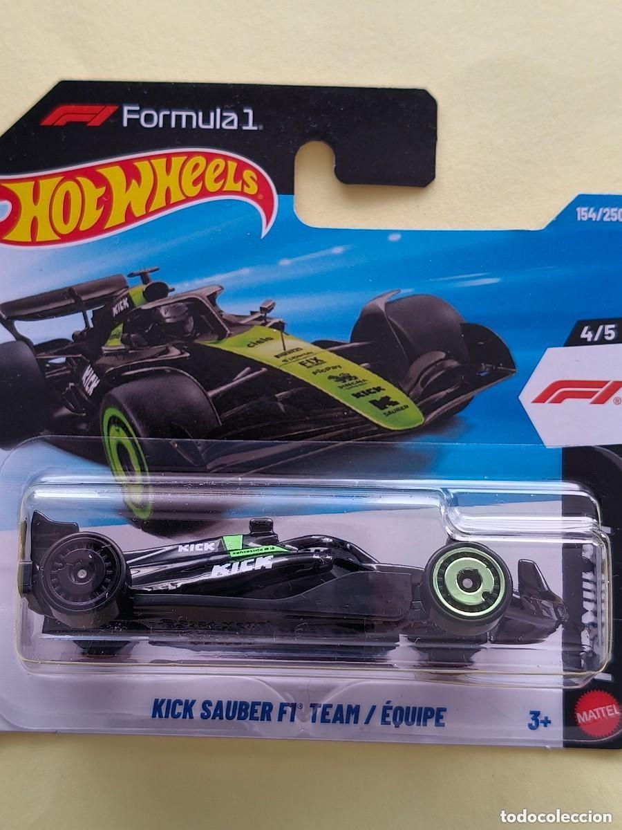 Carros em escala Hot Wheels: Hot Wheels Kick Sauber F1 Team 2025 &ndash; Formula 1-4/5 &ndash; JJK02 &ndash; Negro Verde 2026 (154/250)