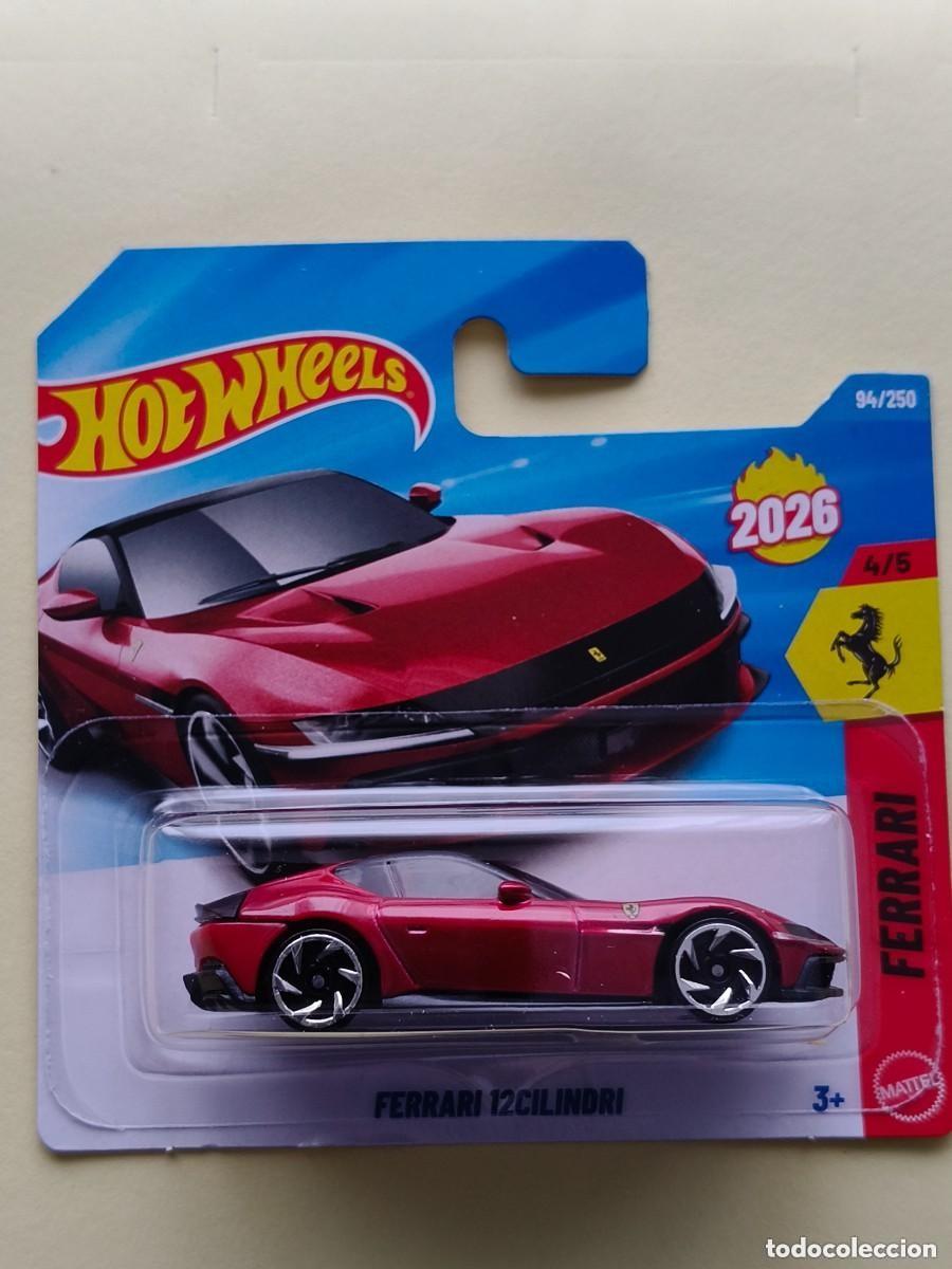 Coches a escala Hot Wheels: HOT WHEELS 2026 94/250 - FERRARI 12 CILINDRI - ESCALA 1/64