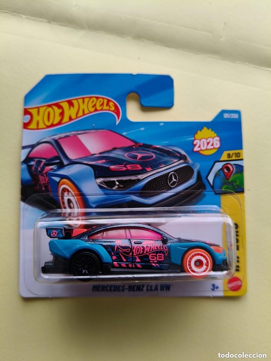 Carros em escala Hot Wheels: HOT WHEELS 2026 181/250 - MERCEDES BENZ CLA HW - ESCALA 1/64 (2)