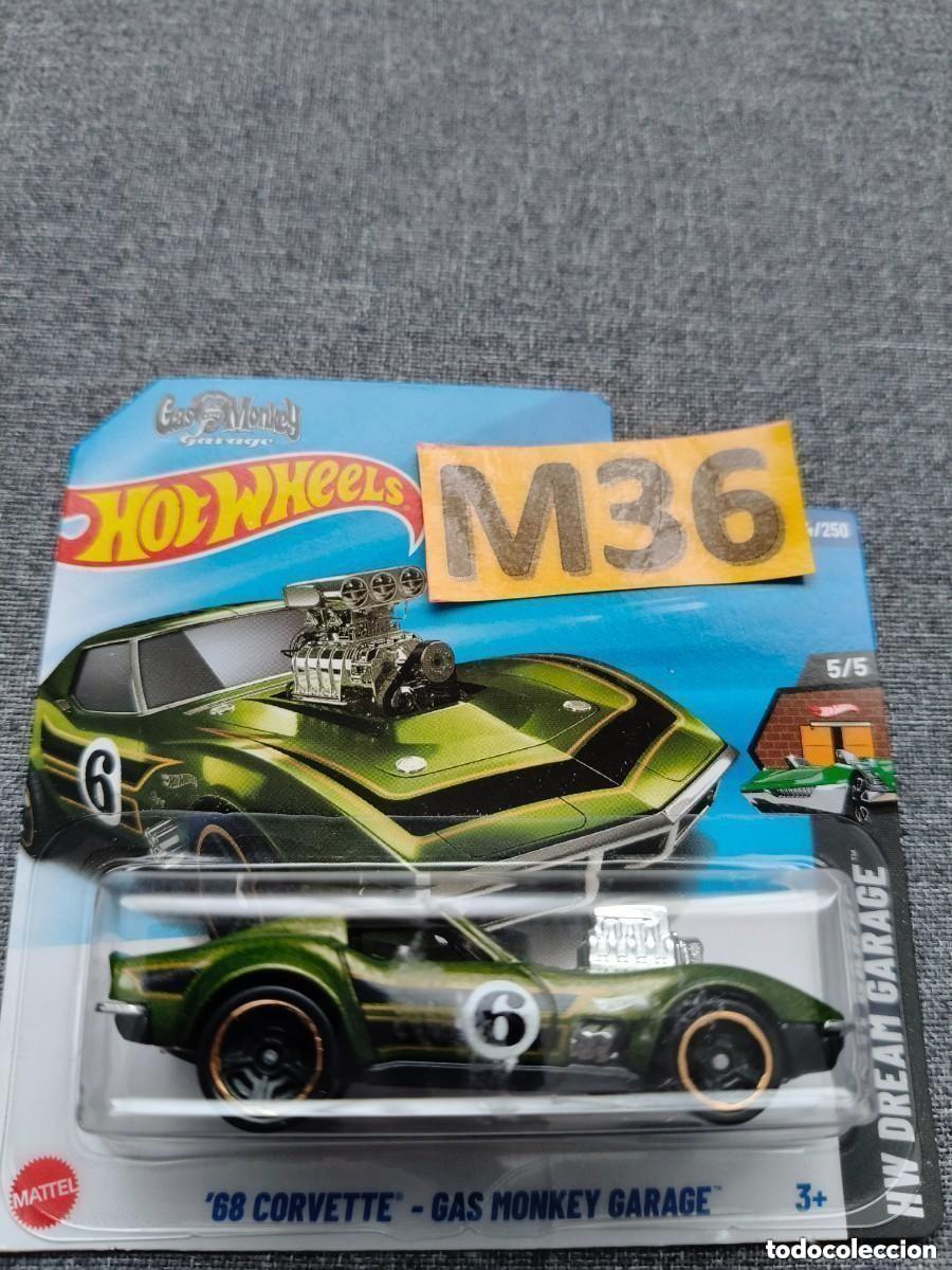 Carros em escala Hot Wheels: HOT WHEELS 2023 (139/250) - &acute;68 CORVETTE GAS MONKEY GARAGE - ESCALA 1/64