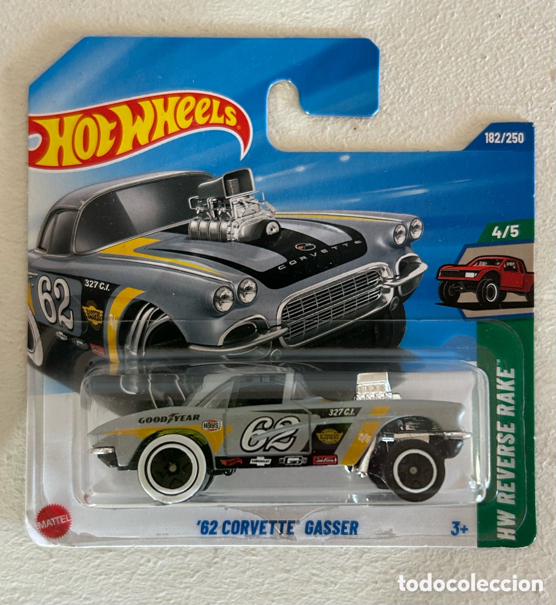 Coches a escala Hot Wheels: Hot wheels - &rdquo;62 CORVETTE GASSER