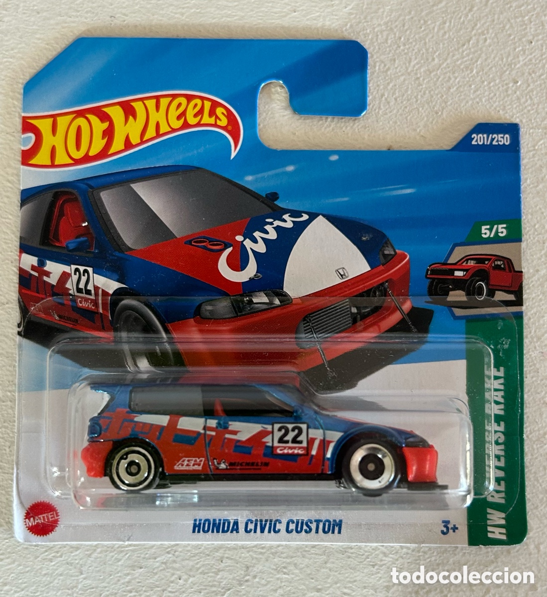 Coches a escala Hot Wheels: Hot wheels - HONDA CIVIC CUSTOM