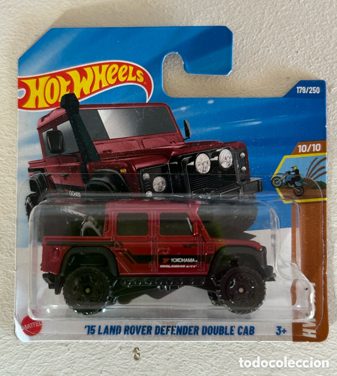 Coches a escala Hot Wheels: Hot wheels - 15 LAND ROVER DEFENDER DOUBLE CAB
