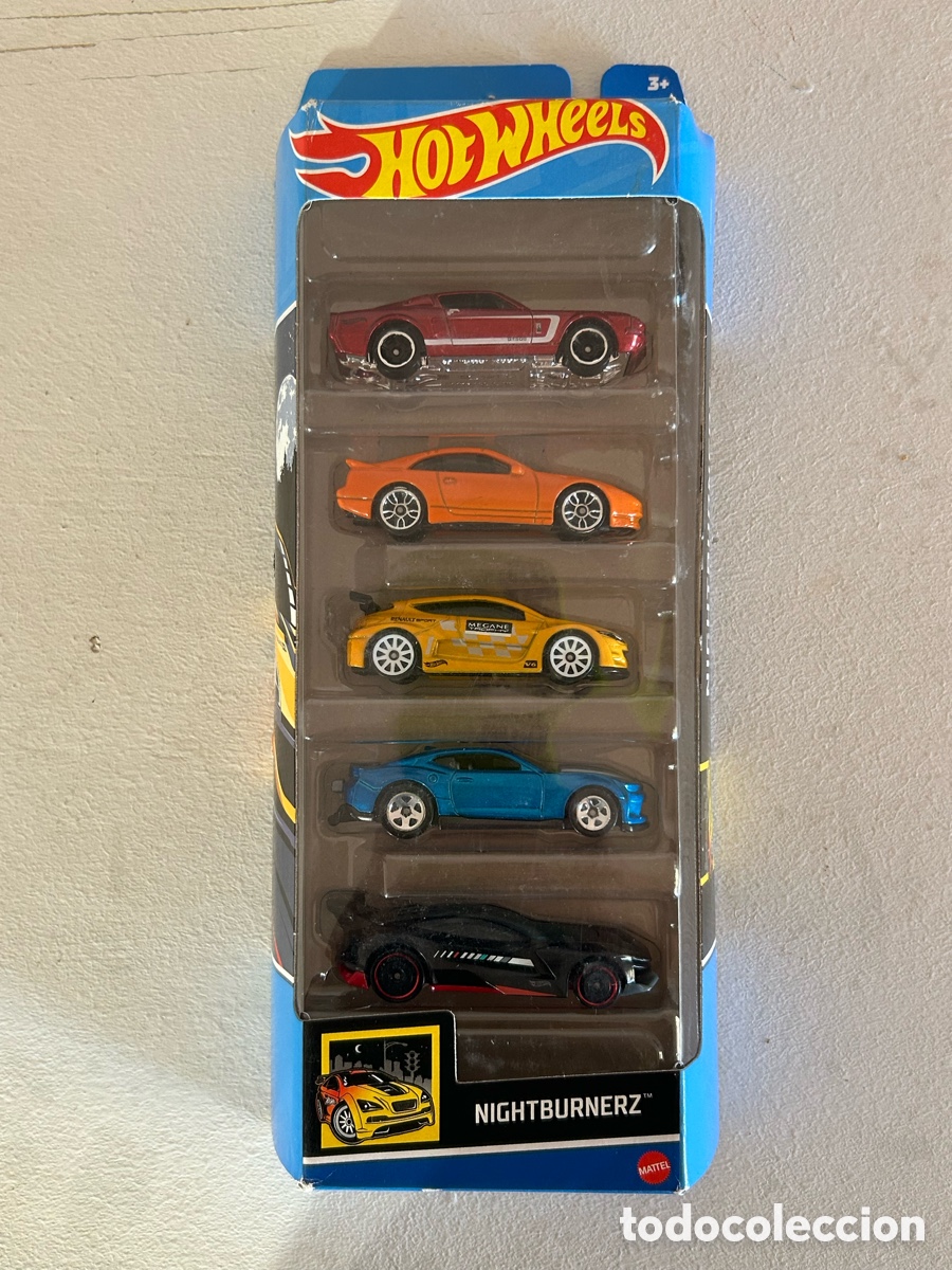 Coches a escala Hot Wheels: Hot wheels Pack x5 NIGHTBURNERZ&trade;