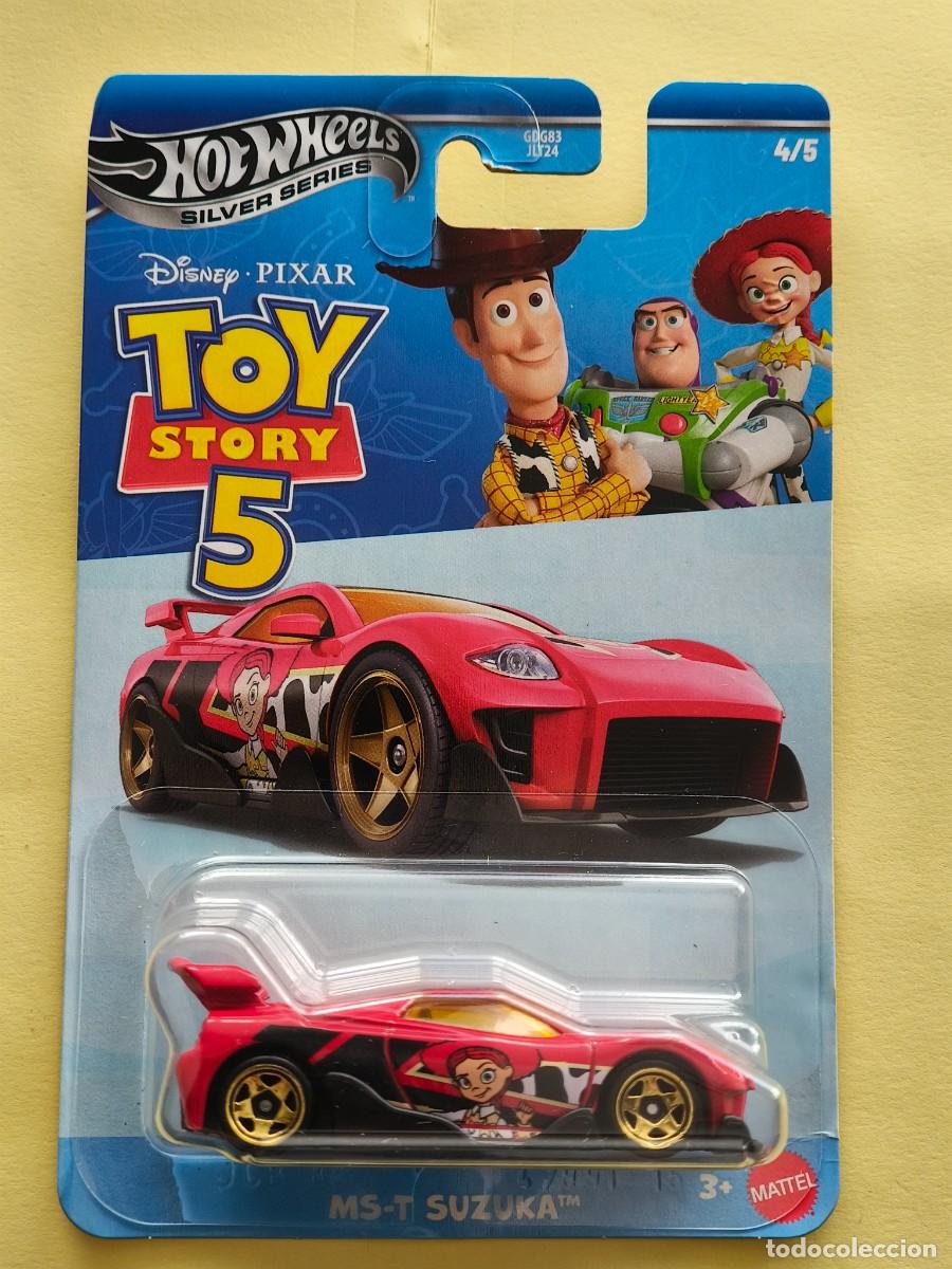 Carros em escala Hot Wheels: Hot Wheels MS-T Suzuka de la serie &rdquo;Silver Series&rdquo; tem&aacute;tico de Toy Story 5. 4 de 5.
