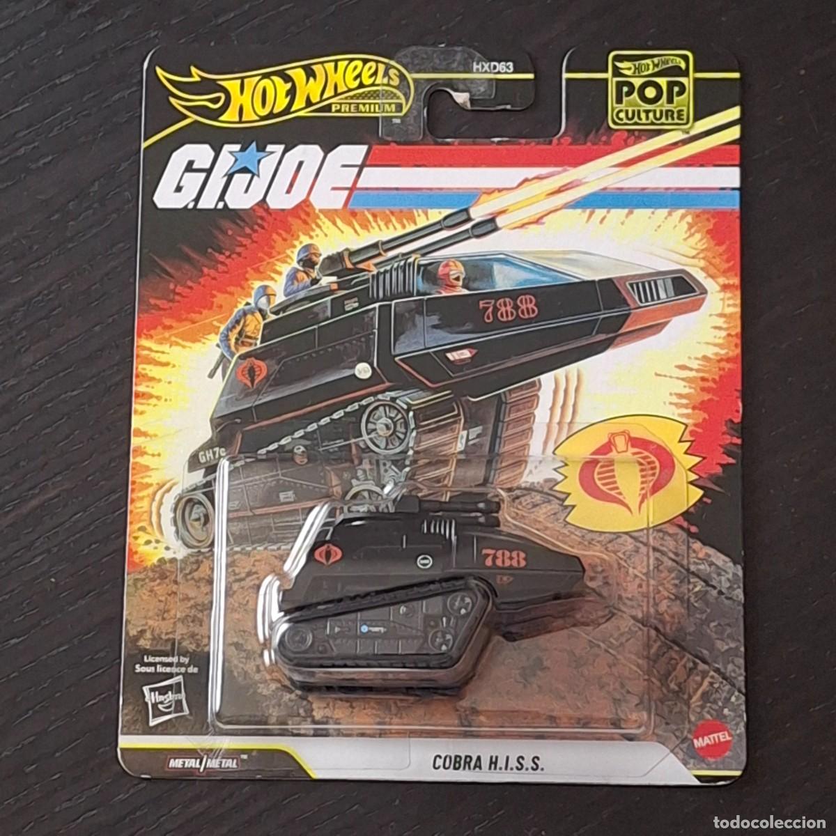 Coches a escala Hot Wheels: HOT WHEELS 2026 GIJOE G.I. JOE - COBRA H.I.S.S. - PREMIUM POP CULTURE 1/64